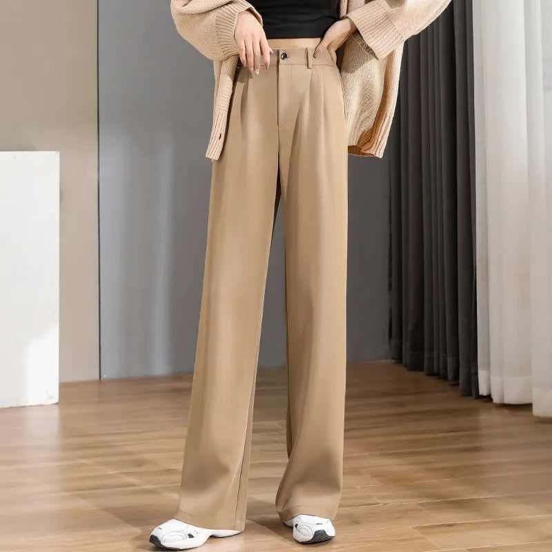 Ladies Trousers Baggy Spring/Summer/Autumn Wide Leg Female  2023™