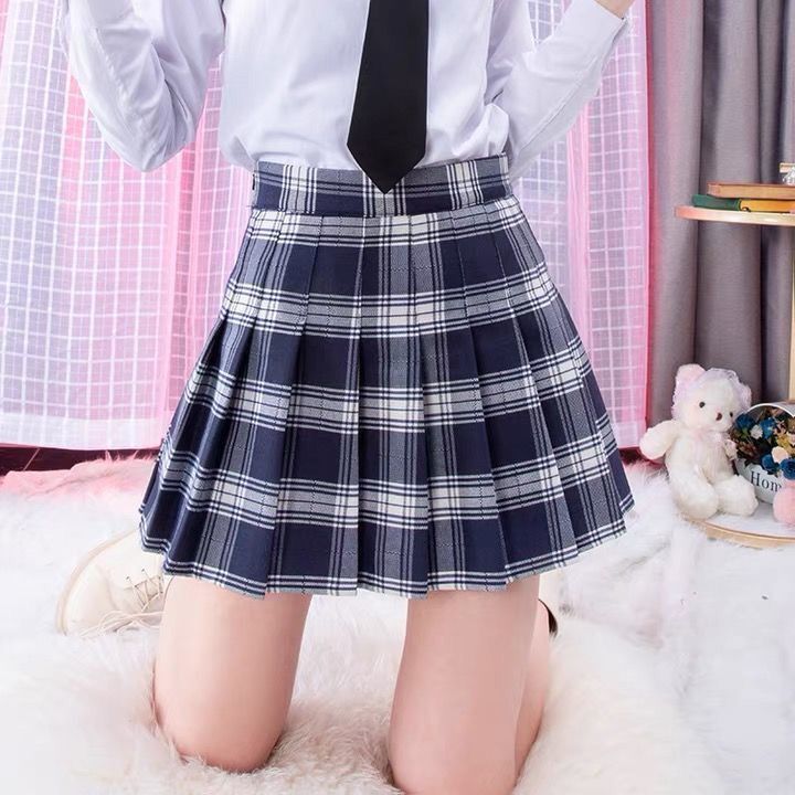 Skirt Shorts High Waist A-line Student 2023™