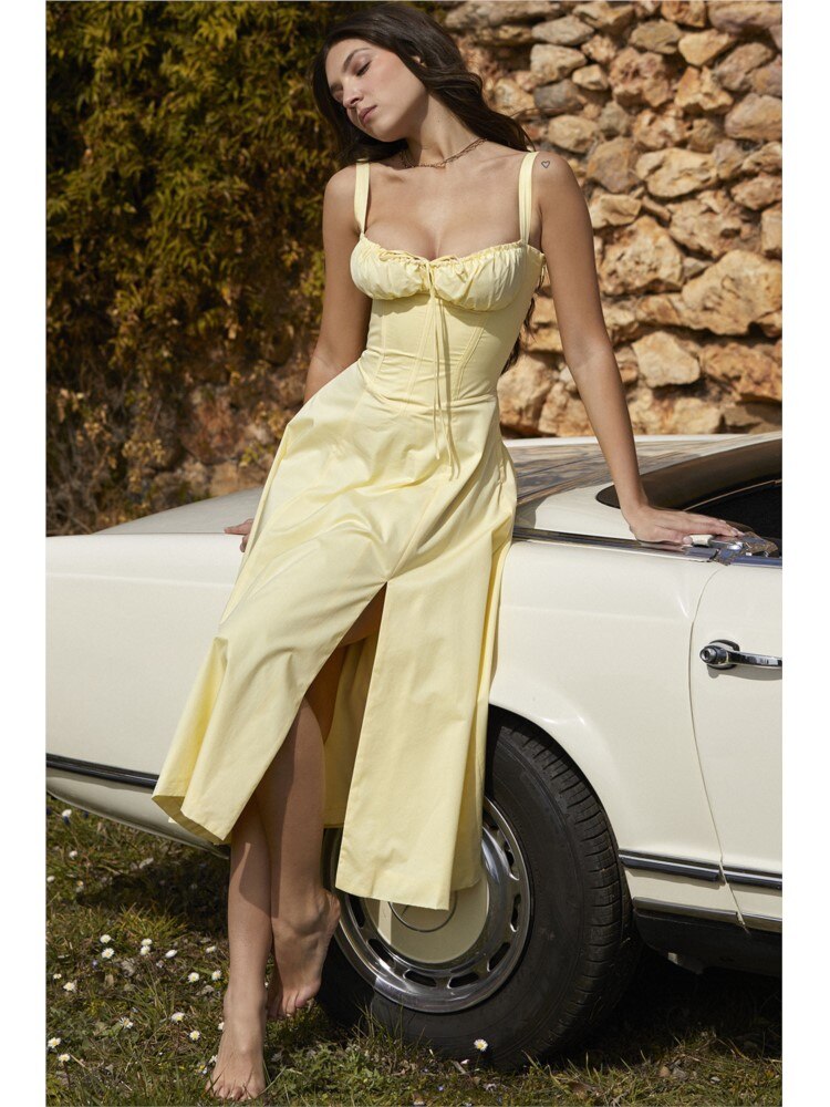 Femmes Élégant Sexy Slim Backless Robe Mode 2023™