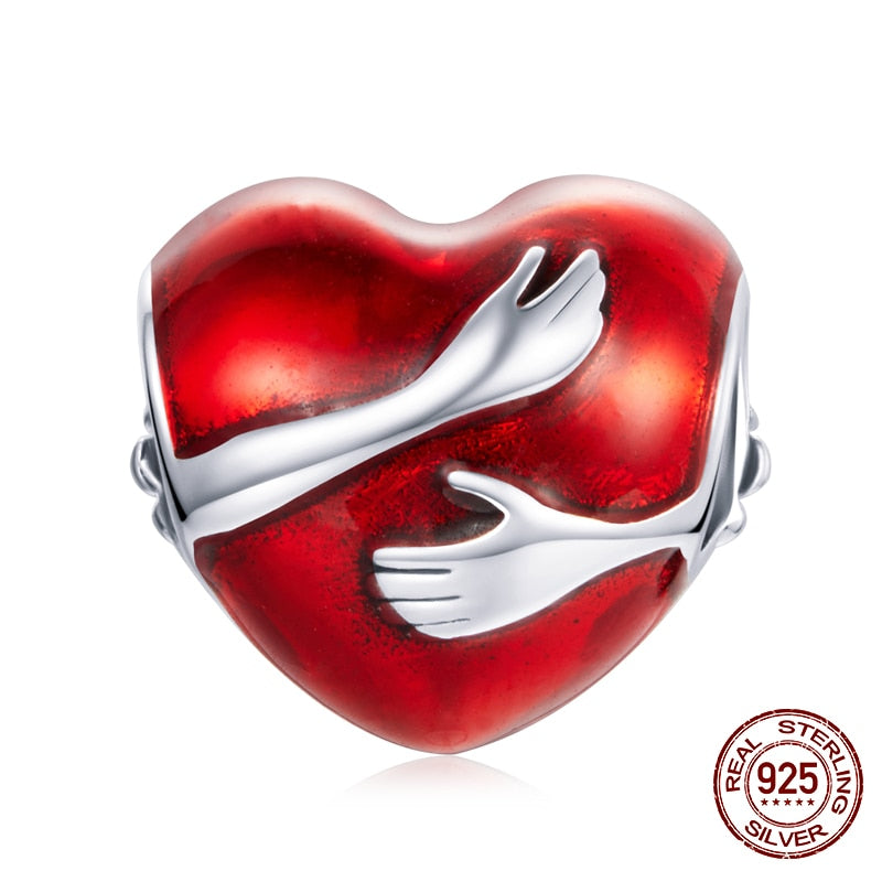 WOSTU 100% 925 Sterling Silver Heart  2023™