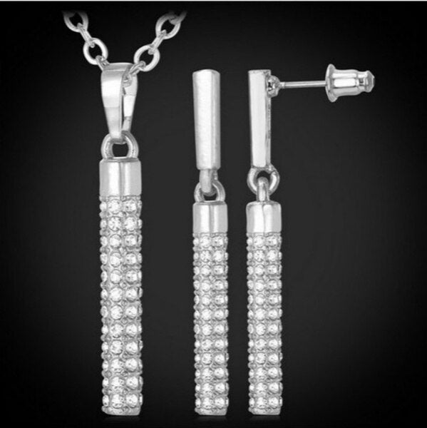 Fashion Sparkling Crystal  Zircon Cylindrical 2023™