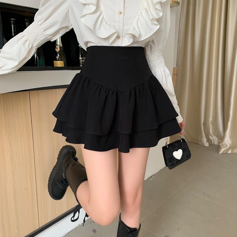 Femme A-line Slim Puffy Skirt Short 2023™