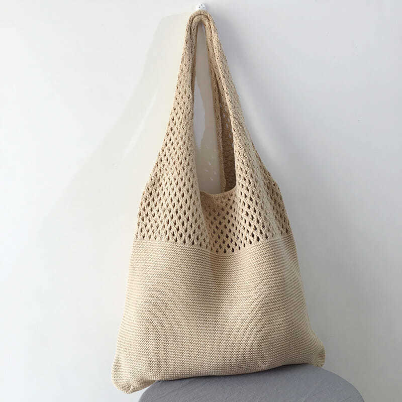 Einfache, einfarbige Retro-Handtasche für Damen 2023™