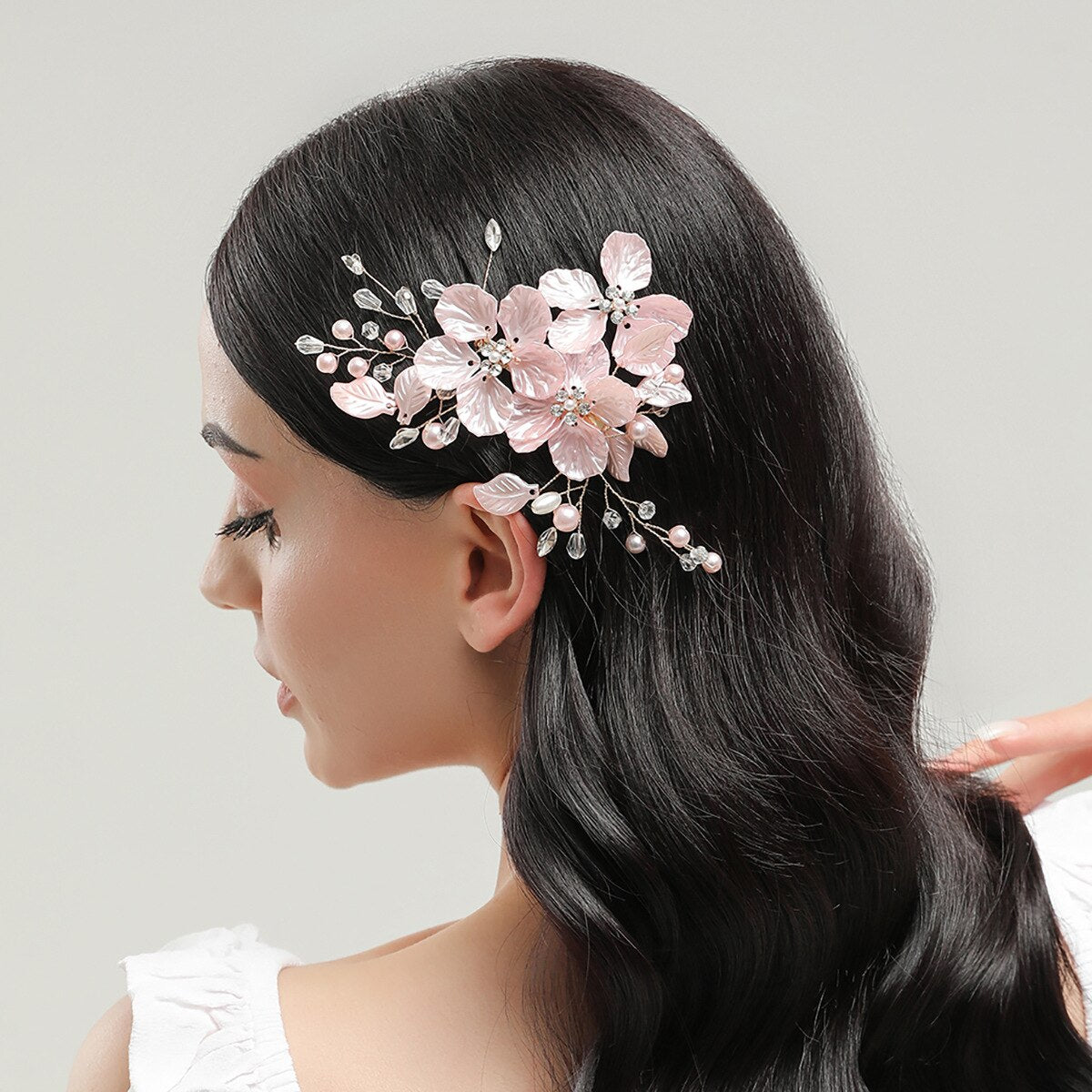 White Flower Hairpins Floral Style Hair 2023™